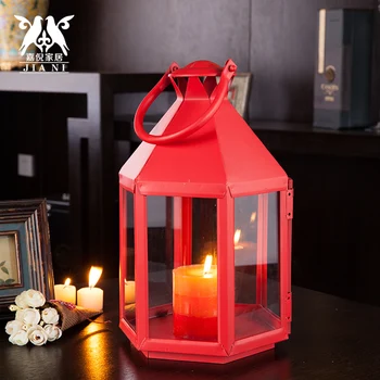 

European iron Lantern Candle retro fashion ornaments American Pastoral Home Furnishing soft decoration wedding props