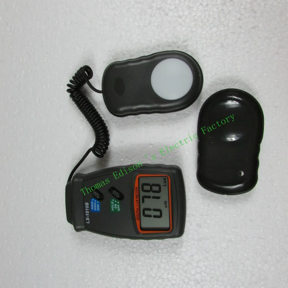 

LX-1010B New 3 Range Digital LCD 50,000 Lux Meter Photometer Luxmeter Light meter LX1010B