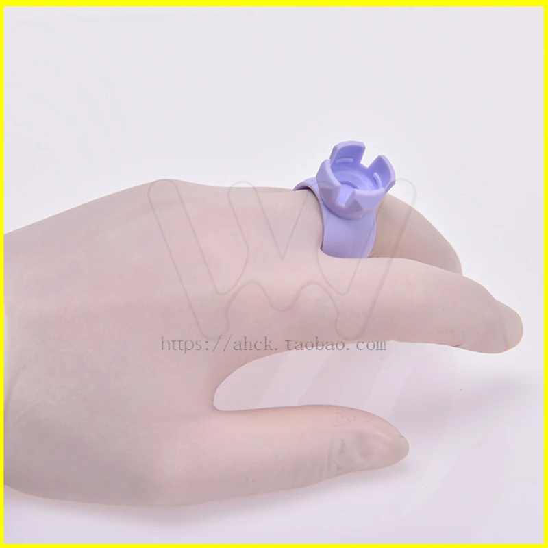 Disposable plastic dental bowl cup ring mixing finger handy dappen dish (1)