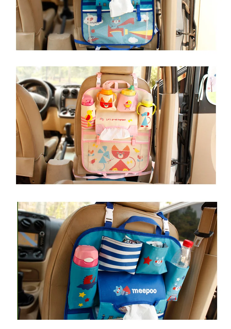 Универсальный Оксфорд Органайзер Rangement толстое Автокресло Путешествия хранение Мумия подвесная сумка прекрасный мультфильм милые