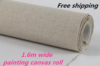 

318g 1.6 meters wide roll high quality painting canvas roll for practice
