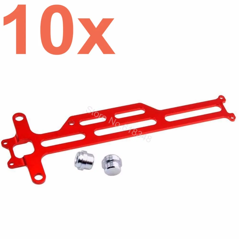 10Pcs/Lot RC Car Alum Alloy Radio Tray (AL.) For 1/18 Scale Models Revel 24540 Scorch Hobbico Dromida BX MT SC4 Monster Truck | Игрушки и