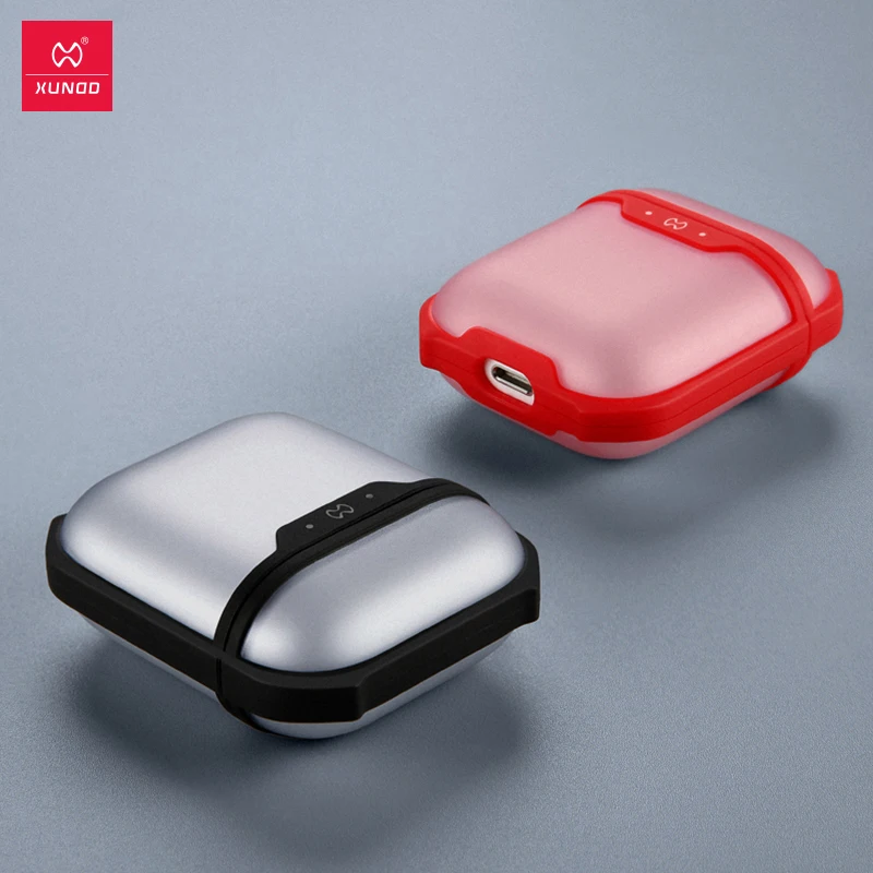 

XUNDD Bluetooth Wireless Earphone Case Matte Surface Texture Protective Headphone Case For Airpods Shockproof Cover