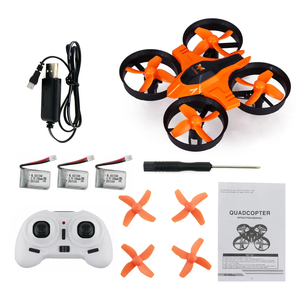 New F36 Mini 2.4GHz 4CH 6 Axis Gyro RC Dron Quadcopter Headless Speed Switch 3D Remote Control Toys Helicopter Drone Vs JJRC H36