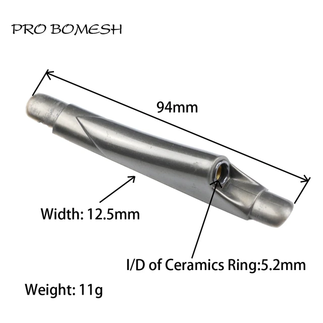 Pro Bomesh 3pcs/Kit Interlined Fishing Rod Entrance Guide Ring I/D 5.2mm  Weight 11g DIY Fishing Rod Building Component Accessory - AliExpress
