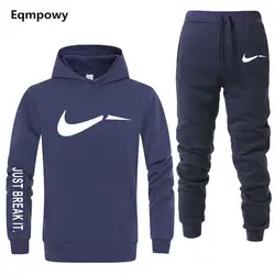 Eqmpowy, новый спортивный костюм, толстовка с капюшоном Бэтмена, мужская повседневная хлопковая теплая толстовка осень/зима, мужской