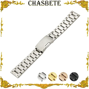 

20mm 22mm 26mm Stainless Steel Watch Band for Luminox Men Women Metal Strap Wrist Loop Belt Bracelet Black + Spring Bar + Tool