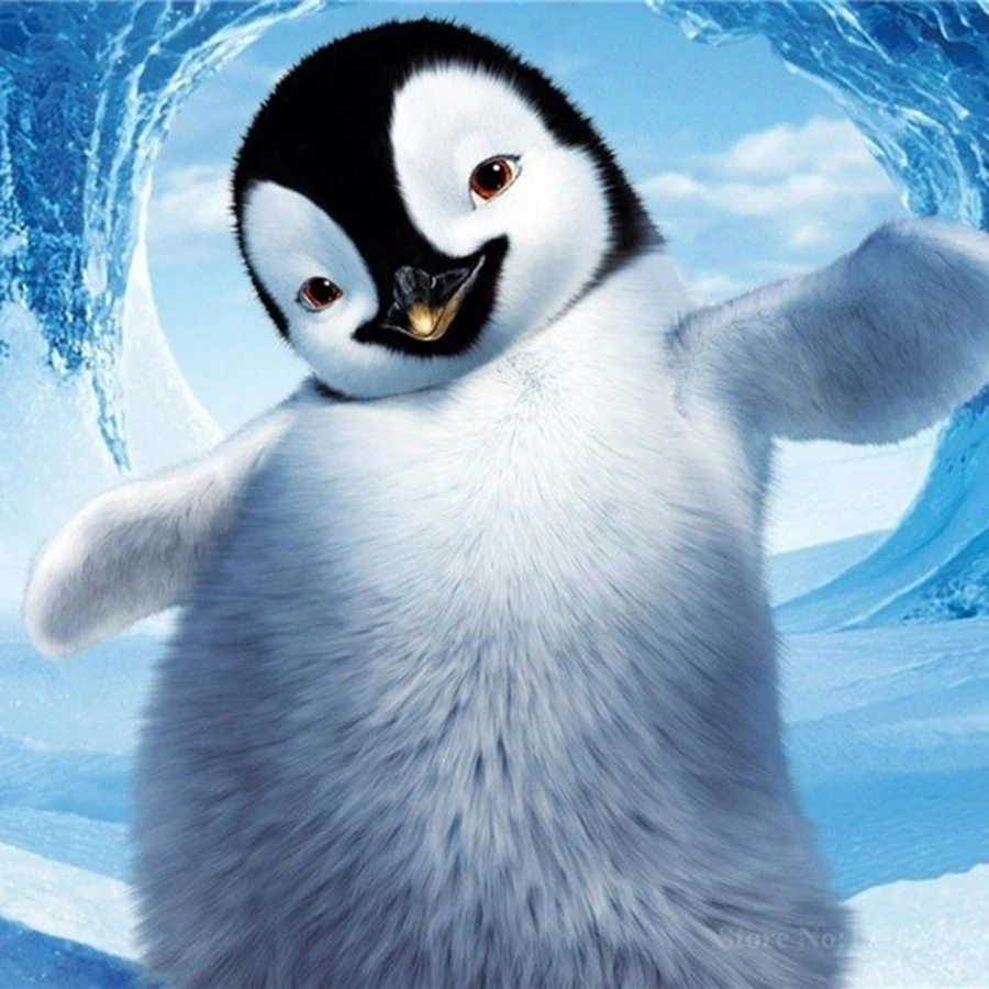 Diy diamond painting embroidery painting penguin diamond cross stitch