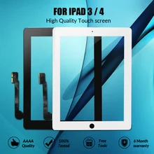 Сенсорный экран для iPad 3 4 iPad3 iPad4 A1416 A1430 A1403 A1458 A1459 A1460 дигитайзер Сенсорная стеклянная панель с кнопкой Home