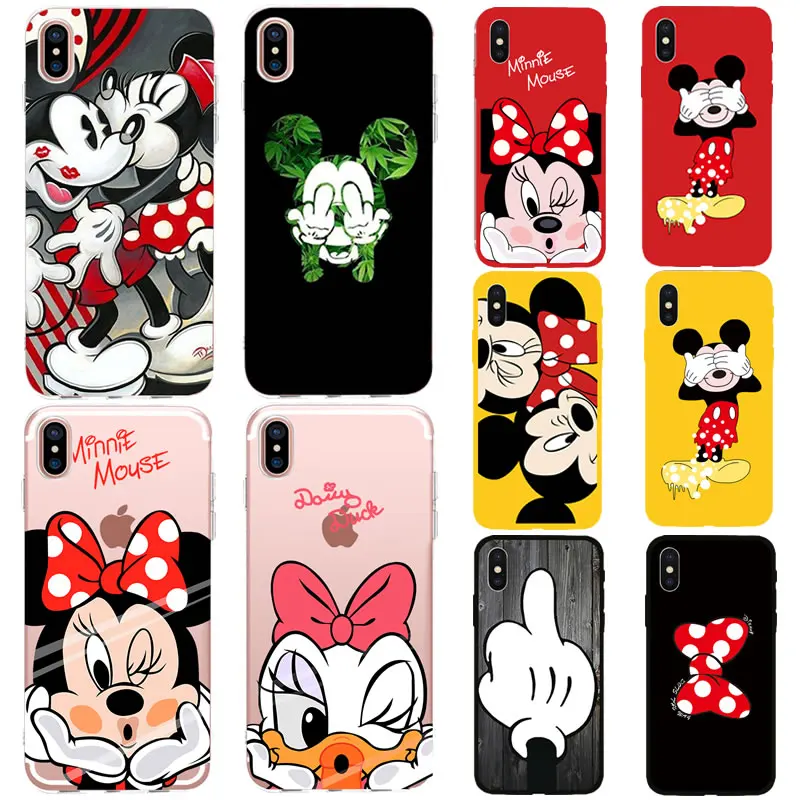 ل iphone 6 7 8 زائد حالة الكرتون القط ميني fundas لينة سيليكون الهاتف خزائن هاتف آيفون X Xs ماكس Xr 10 8 7 6 6 s زائد 5 5 s Se