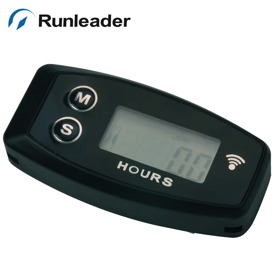 

Digital Waterproof RESETTABLE Vibration wireless hour meter for motorcycle glider Tractor Trolling Motor forklift mower jet ski