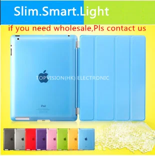 

5 support way! High quality! ultra slim magnetic of new ipad case cover for apple ipad 2 3 4 smart cover cases leather flip thin
