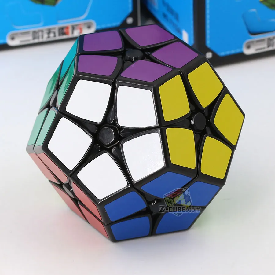 Волшебный куб-головоломка Shengshou SengSo megamin x Cube 2x2 3x3 4x4 5x5 6x6 7x7 8x8 9x9 dodecahedron megaminxeds обучающая игрушка - Цвет: Megaminx 2x2 Black