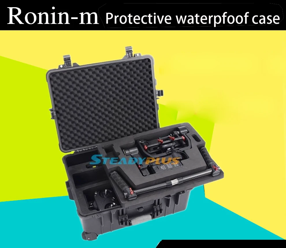 waterproof  DJI ronin M protective case High quality impact resistant protective case custom EVA lining