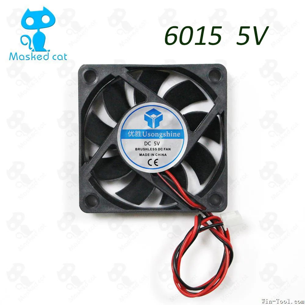 

1PCS DC 5V 12V 24V 2-Pin 60x60x15mm PC Computer CPU System Sleeve-Bearing Cooling Fan 6015