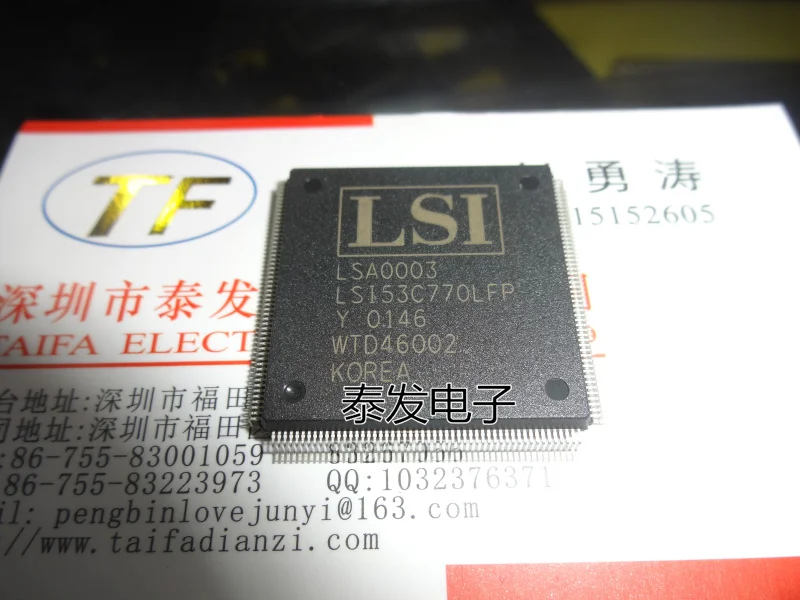 

Free shipping.Cheap imports LSI53C770LFP LS153C770LFP QFP208 new spot