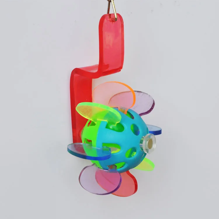 

Parrot accessories Acrylic Parrot Puzzle Bird Toys Bird Fun Sunflower windmil toys parrot intelligence training