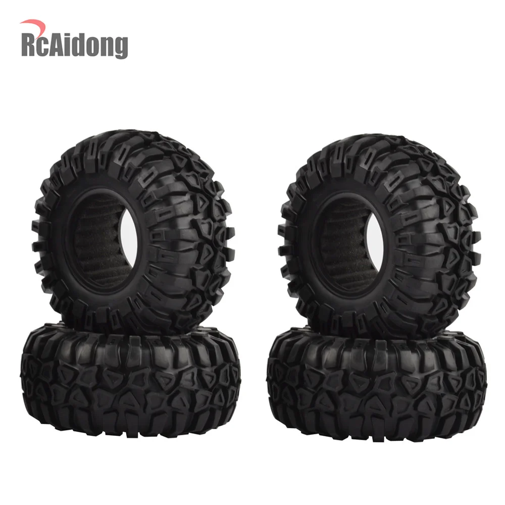 

4PCS Rubber 2.2 Inch RC Crawler Tires/tyres for 1/10 Rock Crawler Axial SCX10 RR10 90053 AX10 Wraith 90056 90045 RC Car Tyres