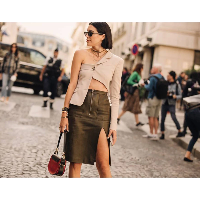 GetSpring Женский блейзер Асимметричный Блейзер жакет асимметричные Женские жакеты