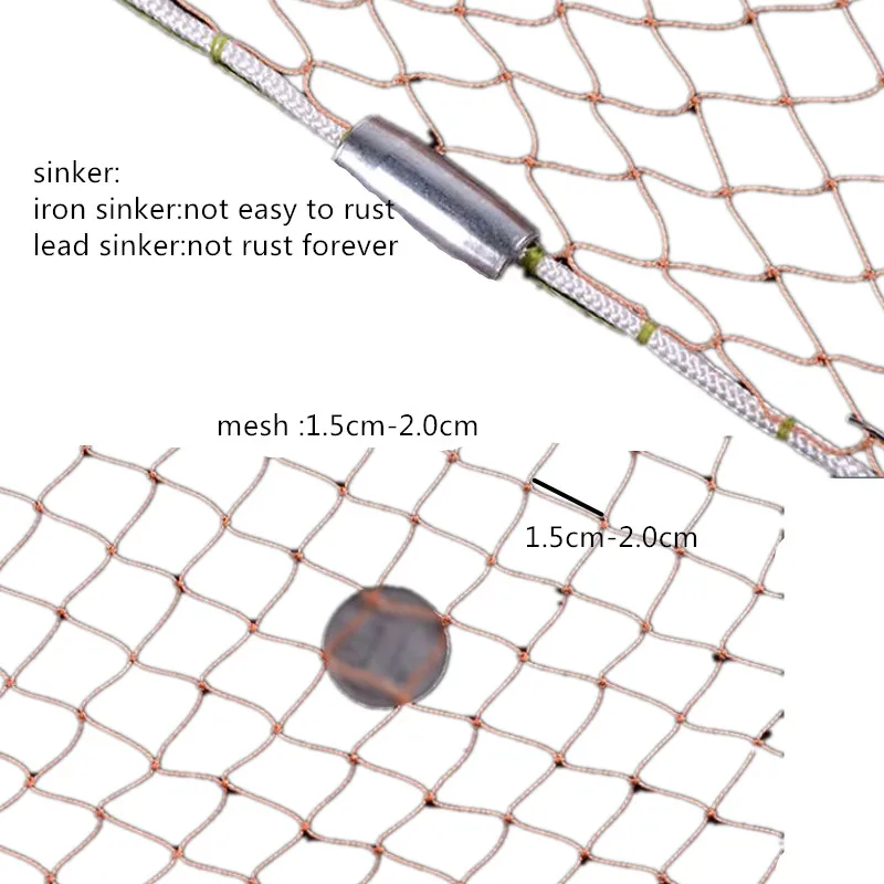 The fourth generation of Frisbee-type net fishing nets hand throwing nets fishing network fishing tools Korea style cast net The fourth generation of Frisbee-type net fishing nets hand throwing nets fishing network fishing tools Korea style cast net