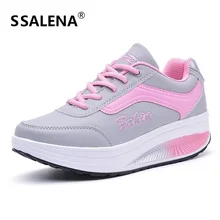 Женские кроссовки для похудения; визуально увеличивающие рост; обувь для фитнеса; женские дышащие кроссовки на шнуровке;# B2127