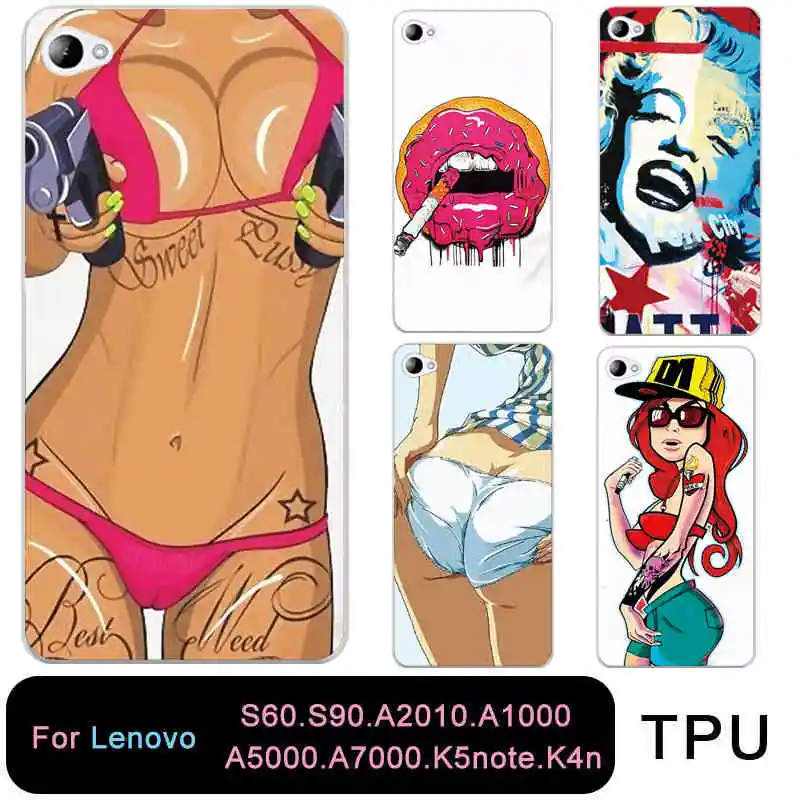 ТПУ Мягкий Прозрачный чехол для телефона Lenovo S60 S90 A2010 a1000 a5000 a7000 k5note k4note мягкий