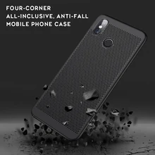 Для Xiaomi Redmi Note 7 6 Pro 5 Plus 5A Prime Y1 Note 4 4X Pro 4A 3 3S Чехол Ультра тонкий сетчатый теплорассеивающий чехол для Note7 Note6