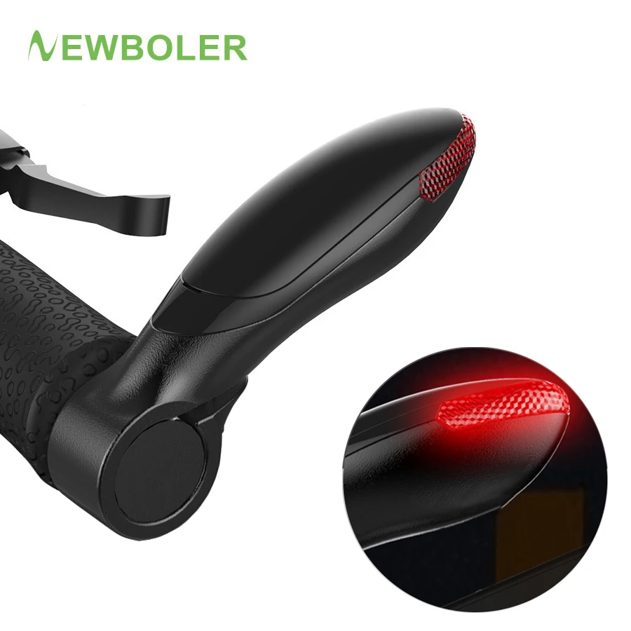 Excellent NEWBOLER Bicycle Turn Signal Aluminum Alloy Mountain Bike Light Handlebar LED Warning Safety Handle Grip Headlight Accessories 4