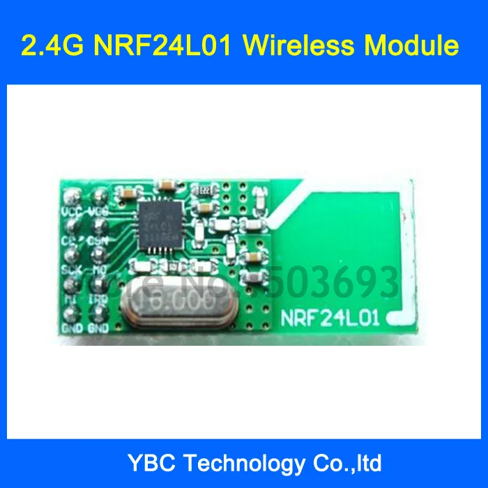 2 шт./лот NRF24L01+ 2,4 GHz RF Беспроводной модуль приемопередатчика