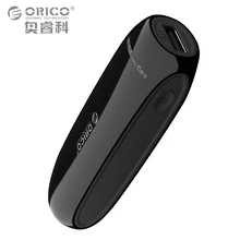 ORICO 2000 mAh Puissance Banque 5V1A De Charge pour les Téléphones Intelligents avec 30 cm Micro USB Câble Portable à Transporter Noir ABS