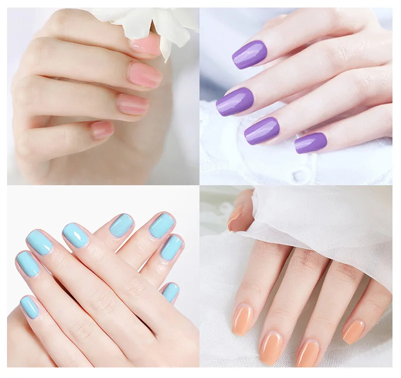 Billig 12 teile los ROSALIND Gel Nagellack Set für Nägel 7ML UV Reine Farben Set Semi Permanent Nägel Kunst für maniküre Set Gel Lack