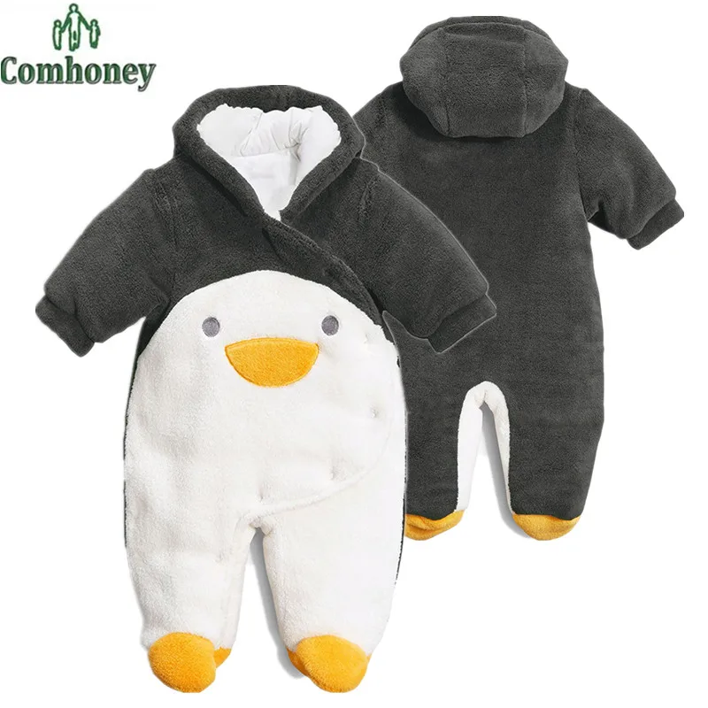 penguin snowsuit baby