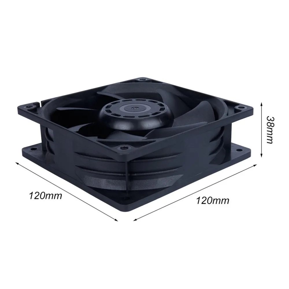 LESHP 120*120*38 мм 12 В 4000 об/мин 7 лопастей горнодобывающая машина охлаждающий вентилятор для bitcoin miner чехол охлаждающий вентилятор Радиатор