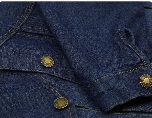 2019 spring new large size women's fat MM denim jacket lapel short pocket jacket