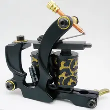 10 шт/лот профессиональная Литая железная для татуировок машина 10 Обертывания Катушки из нержавеющей стали татуировки тела искусства Ружья Катушки машины LPC-ITM-7057-1A