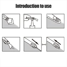 3 шт. скребок Инструмент для затирки герметик отделка чистящий набор для ванной кухни QJS магазин