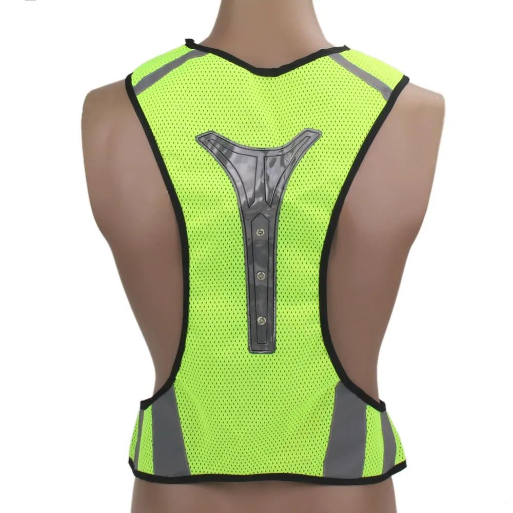

Reflective Vest Led Flash Safety Clothing for Running, Cycling, Jogging, Walking Adjustable for Men & Women Safety Night running