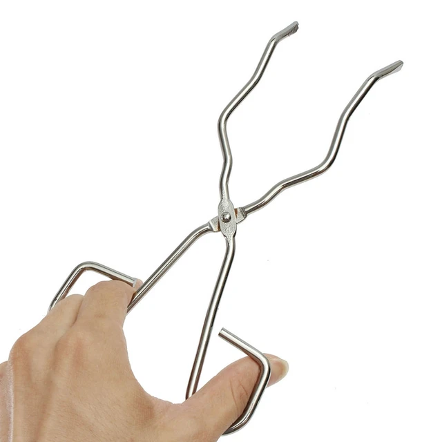 Crucible Tongs Melting Dish Stainless Plier Holder Handle For Melting  Pouring Casting Chemical Inst