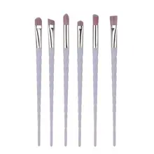 Hot Best Deal Beauty Girl 6Pcs Colorful Cosmetic Eyebrow Eyeshadow Brush Makeup Brush Sets Kits Tools Nov.21