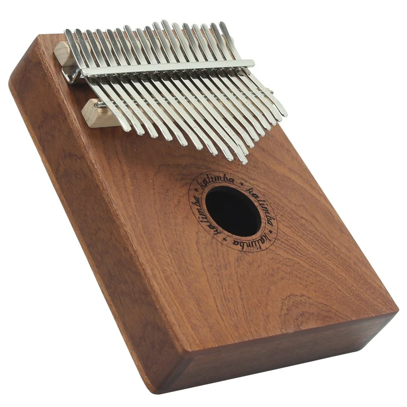 17 клавиш «пианино для больших пальцев» Деревянный инструмент сосновый Алюминиевый Бар Kalimba клавиатура музыка Портативная пальчиковая доска с молотком мелодии