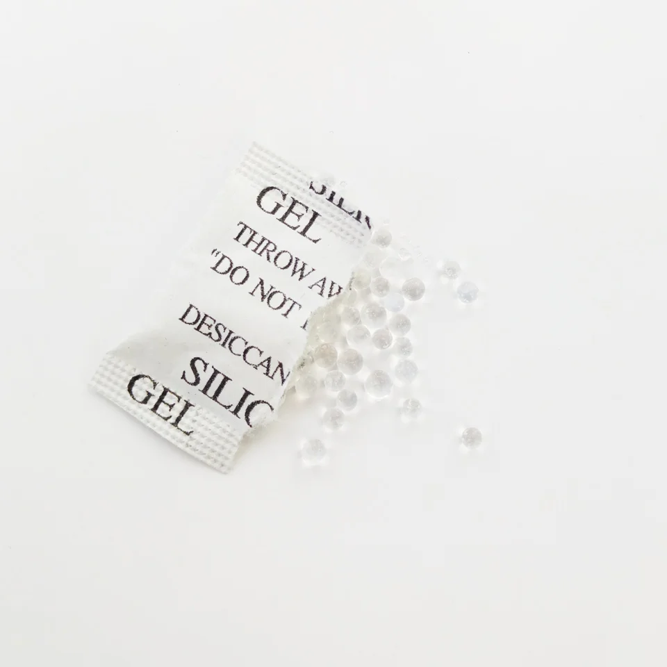 1g 100 Packets Non-Toxic Silica Gel Desiccant Moisture Absorber Dehumidifier Silica Gel Packets for Kitchen Room Living Room Bag (2)