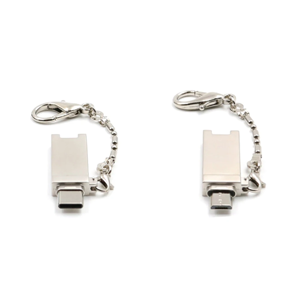

OTG Phone Camera Micro SD TF Memory Card High Speed USB 3.1 Card Reader Chain Attached Micro USB/ Type-c