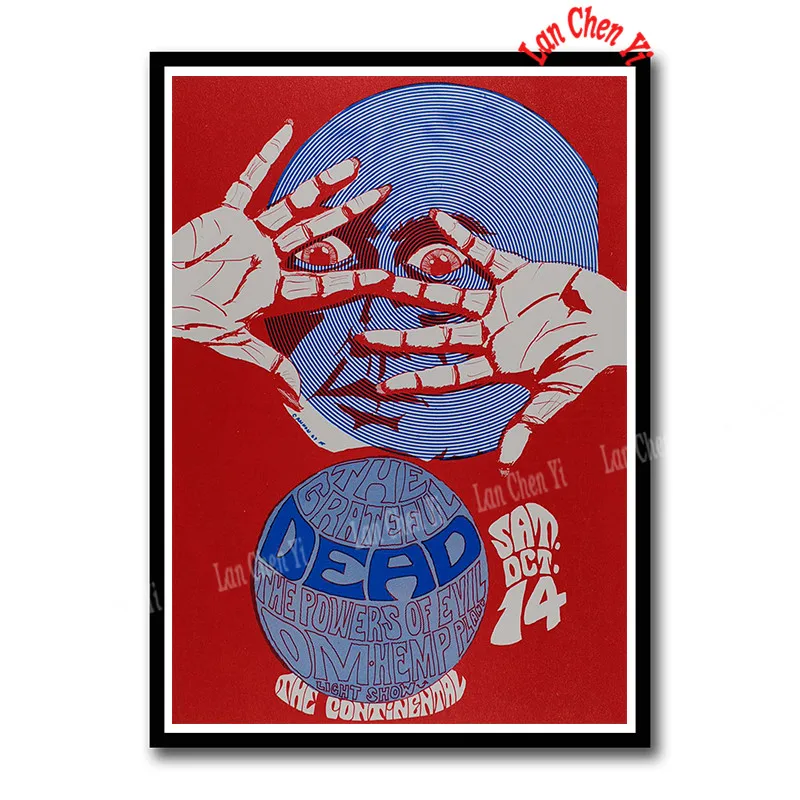 The Grateful Dead рок-музыка с покрытием бумажные плакаты настенные стикеры домашний Декор постер для бара/кафе 42*30 см