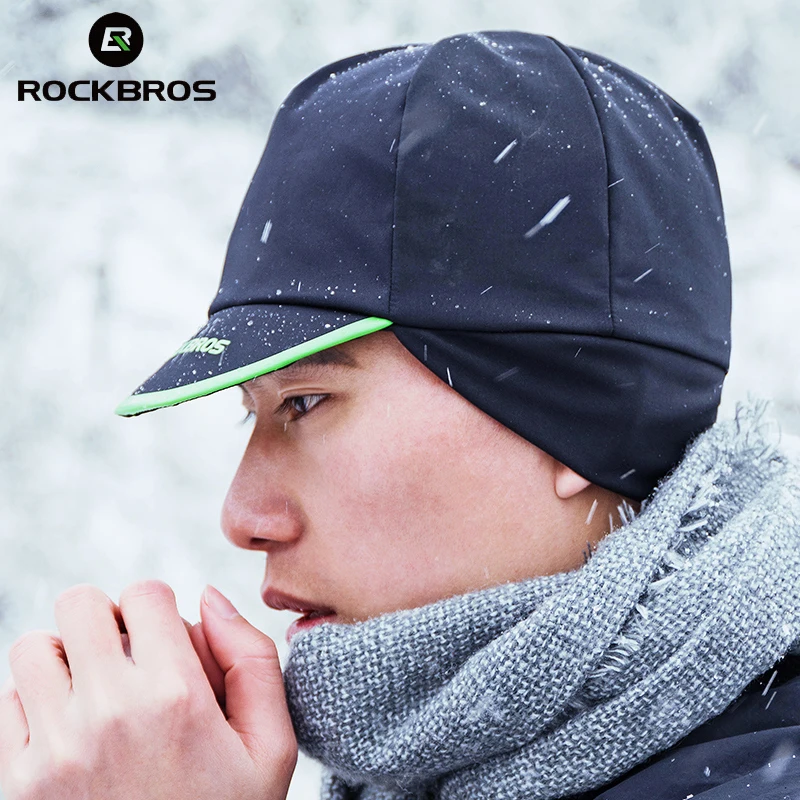 Rockbros велосипедная Кепка Мужская зимняя теплая Спортивная уличная Беговая