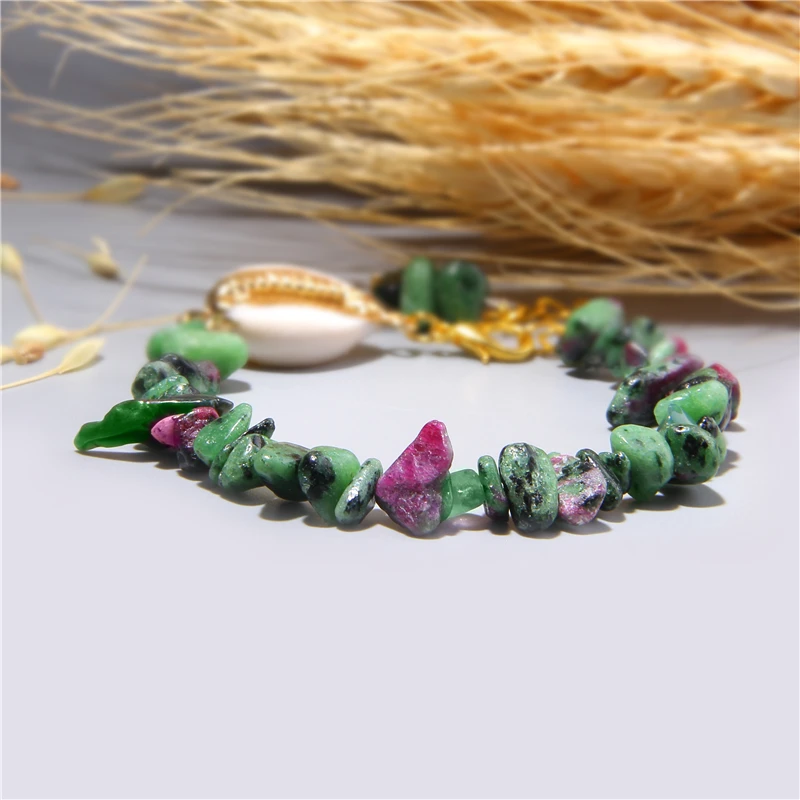 Vinswet модные 7 Браслет Чакра женские целебные радужные натуральные туркиосы камень кристалл чипы мужские браслеты из бисера счастливые ювелирные изделия