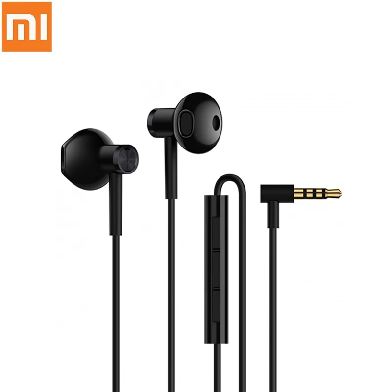 Xiaomi BRE01JY двойные драйверы наушники вкладыши с микрофоном линия Управление для