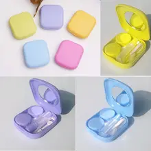 1 шт. мини Карманный чехол для контактных линз дорожный набор удобный кейс для контактных линз коробка для ухода за глазами зеркальный контейнер держатель