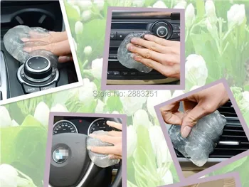 

Car styling Magic Cleaning Compound Gel Super Soft Sticky Dust for SEAT cover leon ibiza altea alhambra heater car accessories