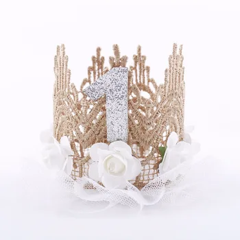 

EE BABY girls hair accessories Kids Elastic Floral Headband Hair Girls baby Flower birthday Age Elastic bands Headwear Hairband