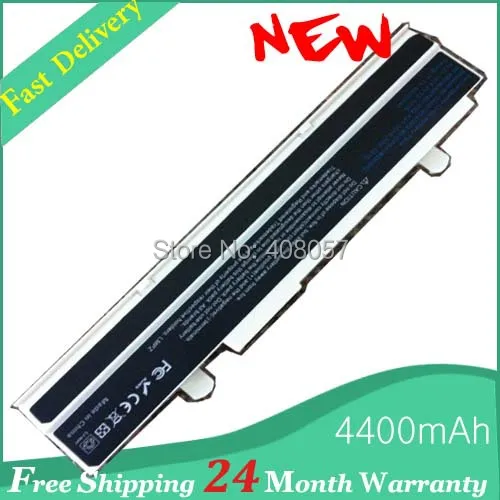 

4400mAH white Laptop battery For Asus Eee PC VX6 1011 1015 1015P 1015PE 1016 1215N 1215B A31-1015 A32-1015 AL31-1015 PL32-1015